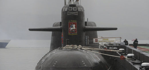 K-433 Svyatoy Georgiy Pobedonosets atomowy okręt podwodny typu Delta III wchodzący w skład Floty Pacyfiku. / Zdjęcie: en.rian.ru