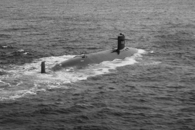 USS Thresher - zdjęcie wykonane podczas rejsu 30 kwietnia 1961 r. / Zdjęcie :US Navy / JL Snell