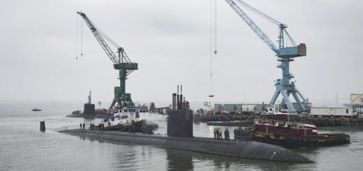 Szturmowy okręt podwodny Boise w stoczni Huntington Ingalls Industries w Newport News w Wirginii w 2018 r. / Zdjęcie: Huntington Ingalls Industries