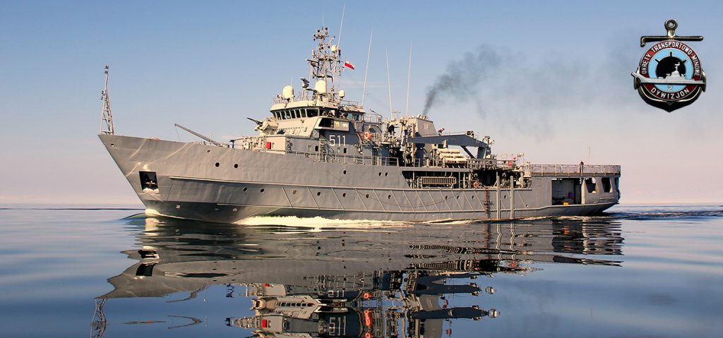 Okręt Dowodzenia Siłami Obrony Przeciwminowej,  ORP Kontradmirał X. Czernicki. / Zdjęcie: 8. FLOTYLLA OBRONY WYBRZEŻA