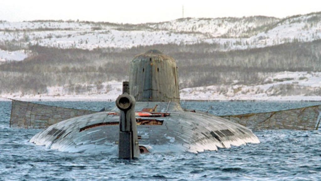 Atomowy okręt podwodny Kursk. / Zdjęcie: wikipedia.pl