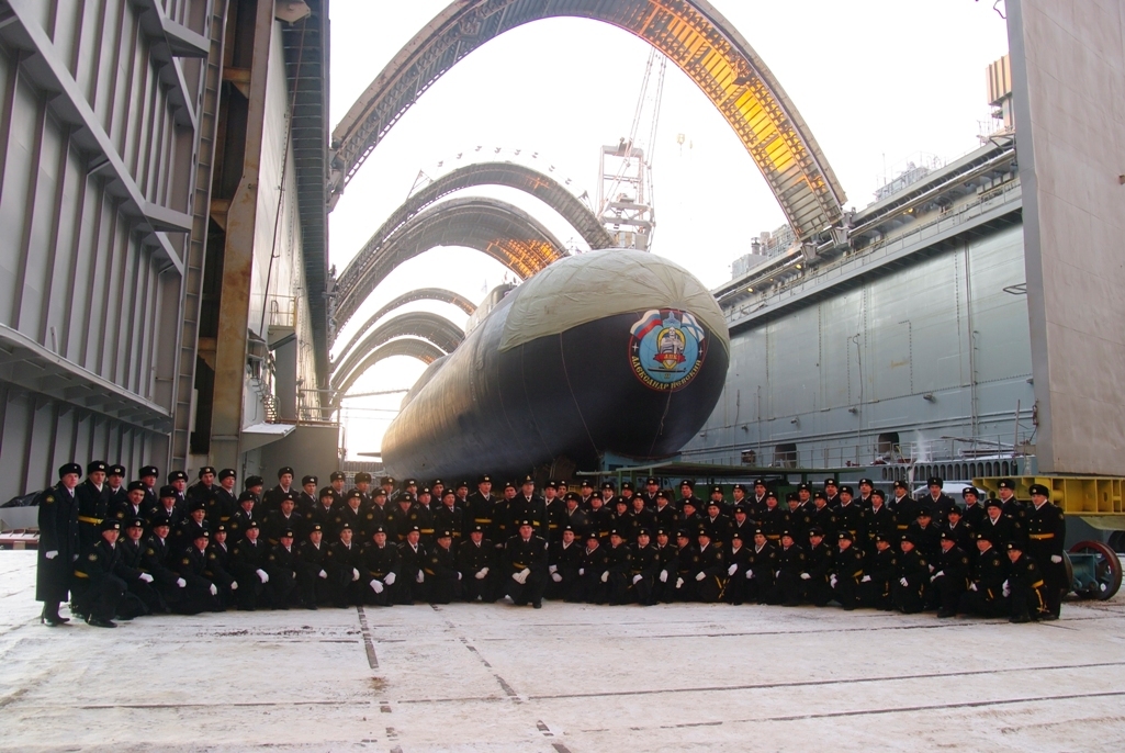 Okręt podwodny Kniaź Oleg przed wodowaniem. / Zdjęcie: Marynarka Wojenna Rosji