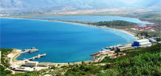 Albańska baza marynarki wojennej Pasha Liman, Wlora. / Zdjęcie: Wikimapia