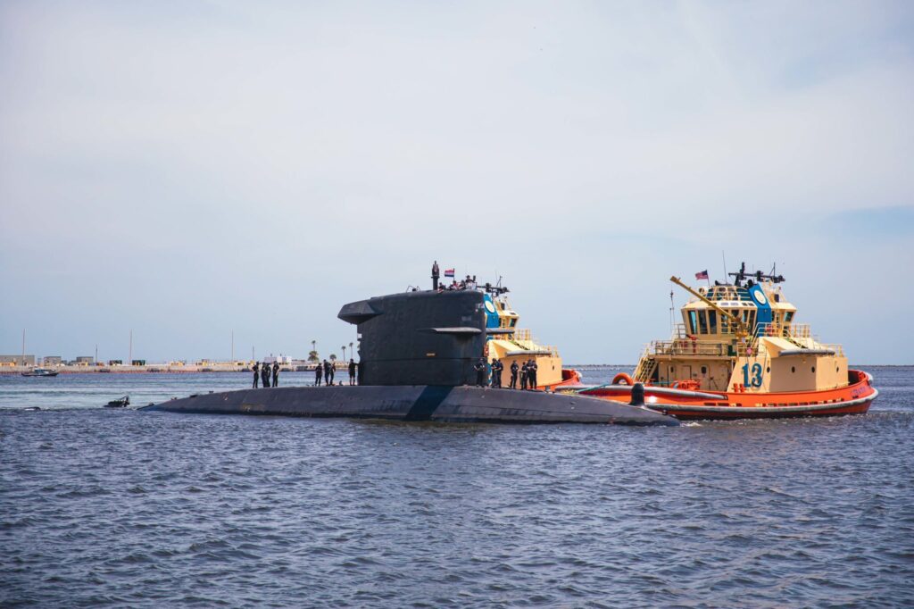 Okręt podwodny typu Royal Netherlands Navy Walrus Dolfijn na Florydzie. / Zdjęcie: Departament Obrony USA