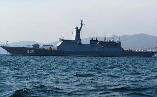 Korweta przeciw okrętom podwodnym rosyjskiego projektu 20380 Aldar Tsydenzhapov. / Zdjęcie: anna-news