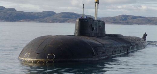 Atomowy okręt podwodny „Smoleńsk” typu Antiej. / Zdjęcie: www.sdelanounas.ru