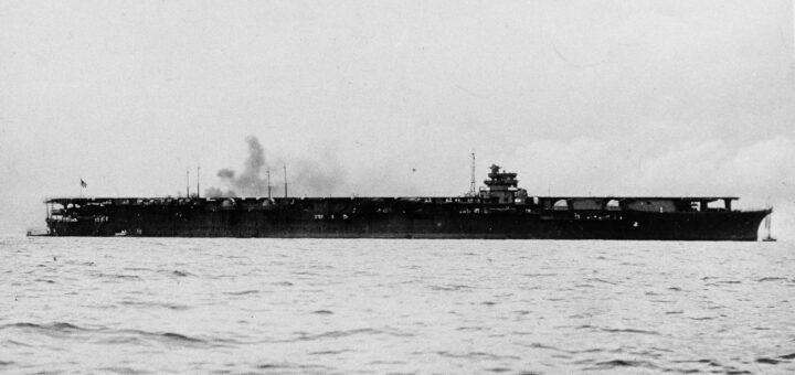 „Shōkaku” w porcie w Yokosuce w dniu 23 sierpnia 1941 roku. / Zdjęcie: U.S. Naval Historical Center Photograph