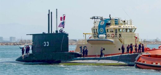 Okręt podwodny typu 209/1200 peruwiańskiej marynarki wojennej BAP Pisagua. / Zdjęcie: Departament Obrony USA