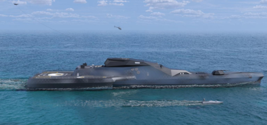 Wizja koncepcyjna okrętu wojennego Blue Shark. / Zdjęcie: Naval Group