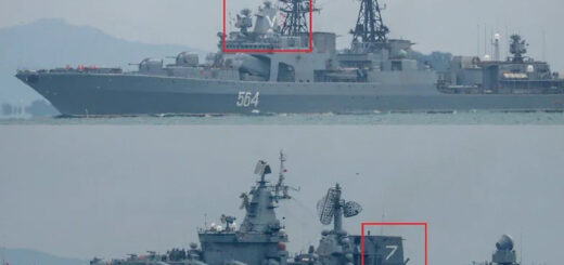 Rosyjskie okręty wojenne muszą wrócić do Władywostoku, gdyż nie przepłynęły przez Bosfor. / Zdjęcie: Twitter